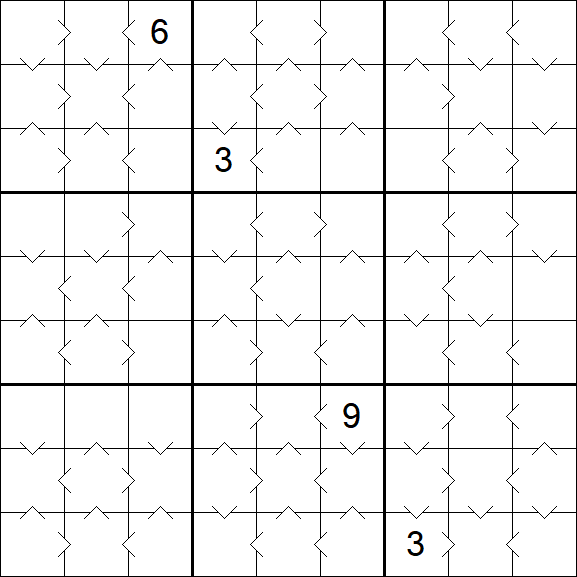 Greater Than Sudoku - Médio
