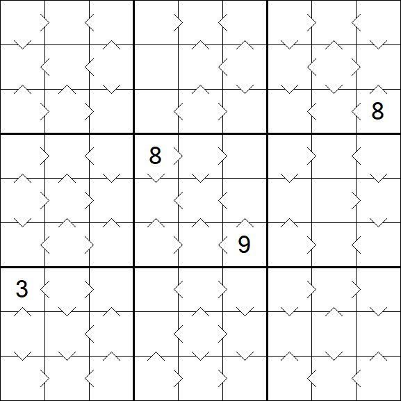 Greater Than Sudoku - Médio