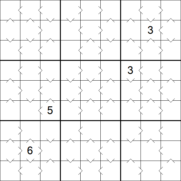 Greater Than Sudoku - Médio