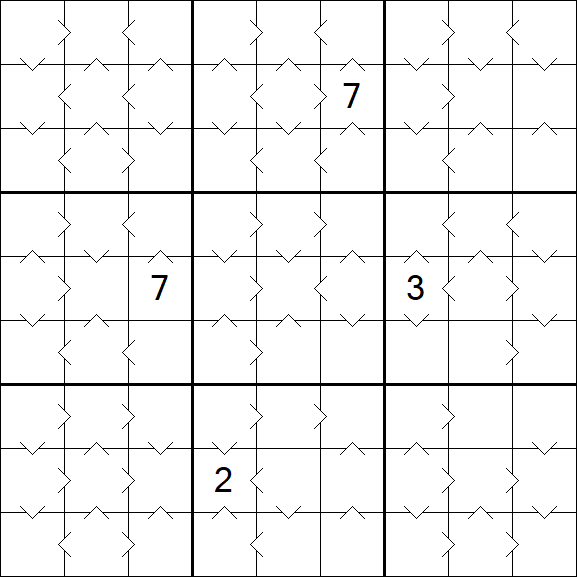 Greater Than Sudoku - Médio