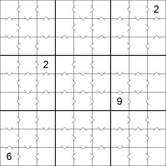 Greater Than Sudoku - Médio