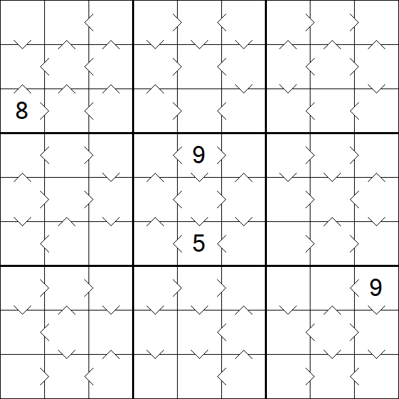 Greater Than Sudoku - Médio