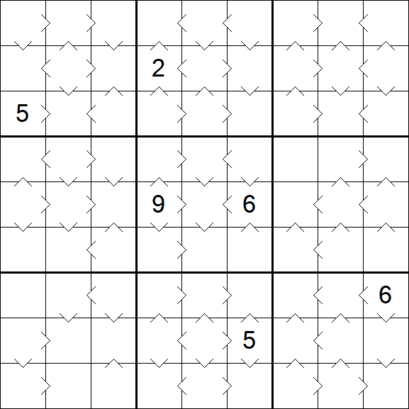 Greater Than Sudoku - Médio