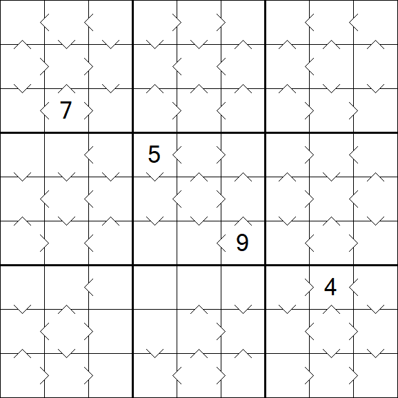 Greater Than Sudoku - Médio