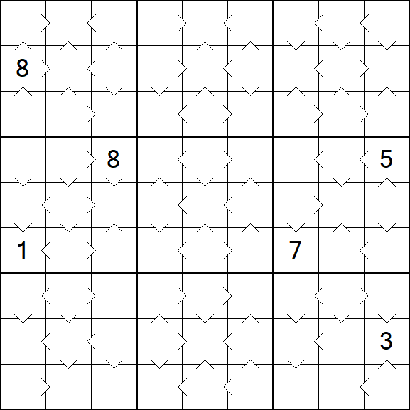 Greater Than Sudoku - Médio