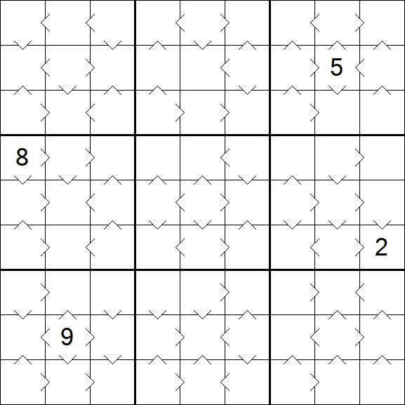 Greater Than Sudoku - Médio