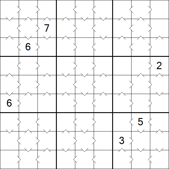 Greater Than Sudoku - Médio