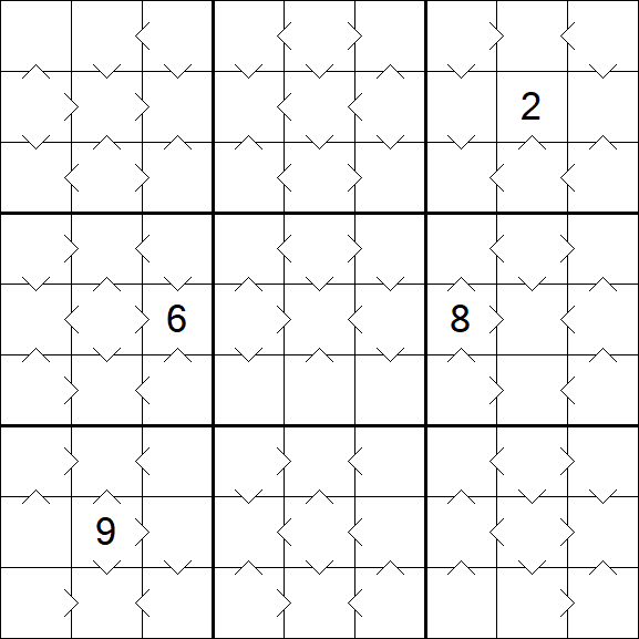 Greater Than Sudoku - Médio
