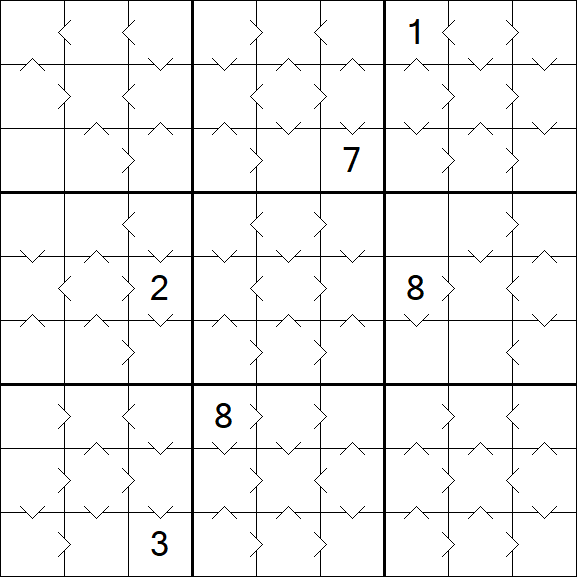 Greater Than Sudoku - Medio