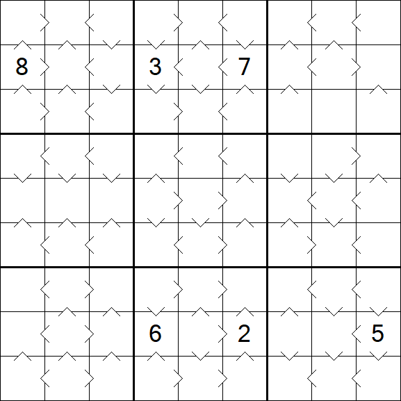 Greater Than Sudoku - Médio