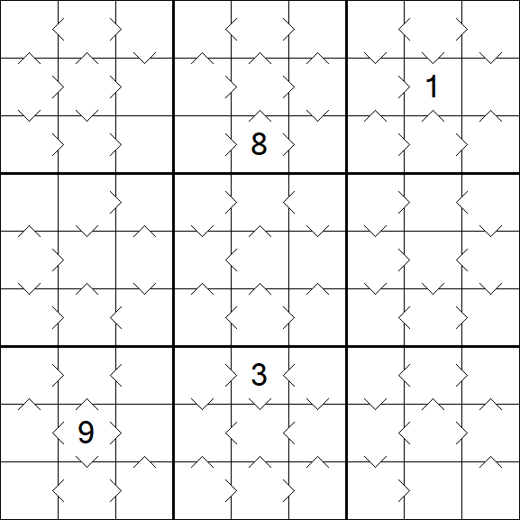 Greater Than Sudoku - Médio