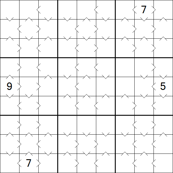 Greater Than Sudoku - Médio
