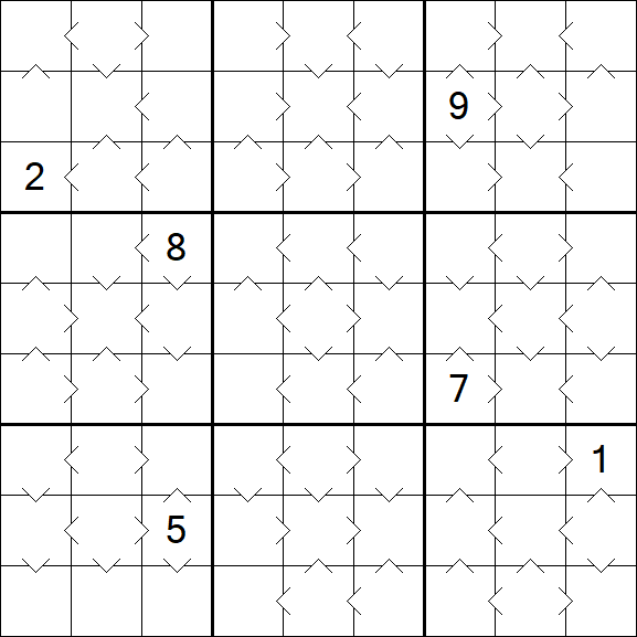 Greater Than Sudoku - Médio