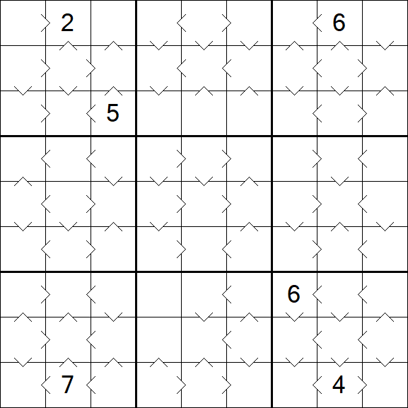 Greater Than Sudoku - Médio