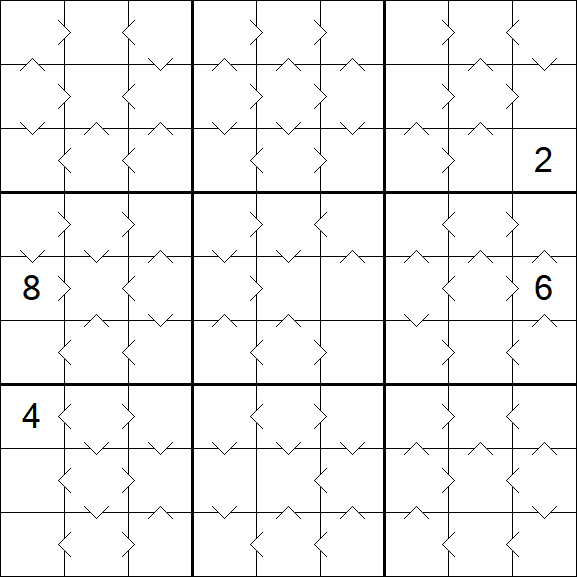 Greater Than Sudoku - Médio