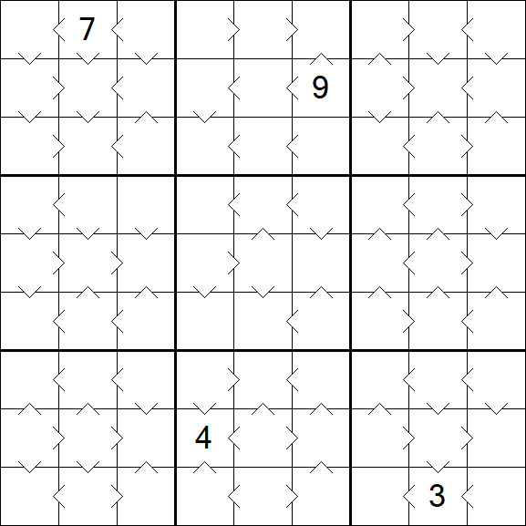 Greater Than Sudoku - Mittel