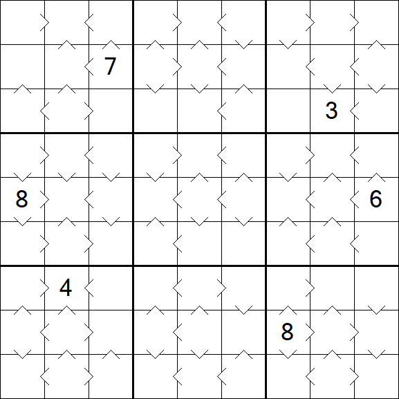 Greater Than Sudoku - Médio