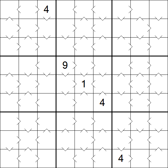 Greater Than Sudoku - Mittel