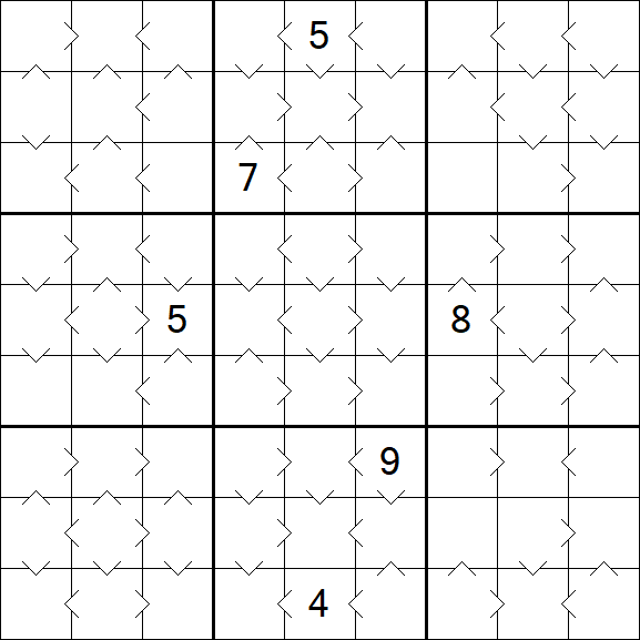 Greater Than Sudoku - Médio