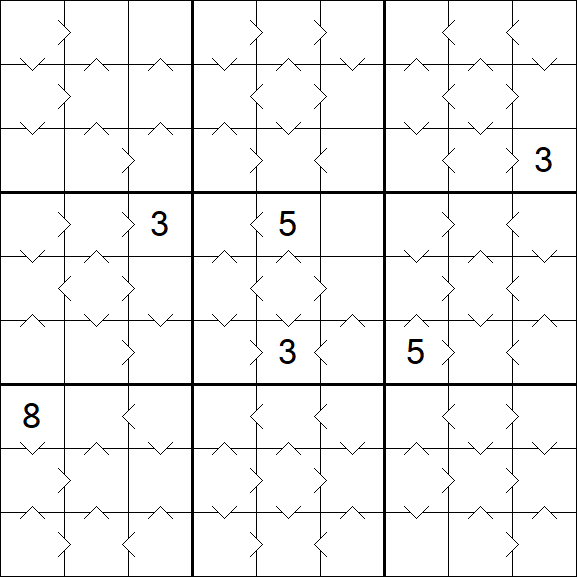 Greater Than Sudoku - Medium