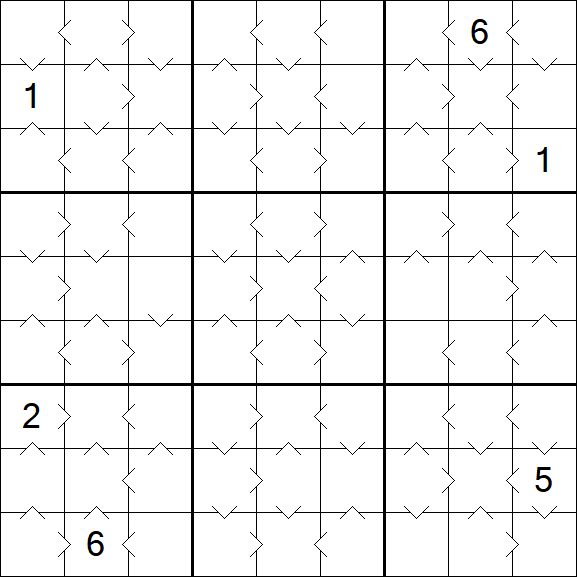 Greater Than Sudoku - Medio