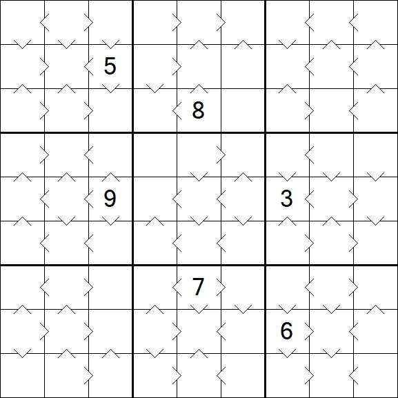 Greater Than Sudoku - Médio