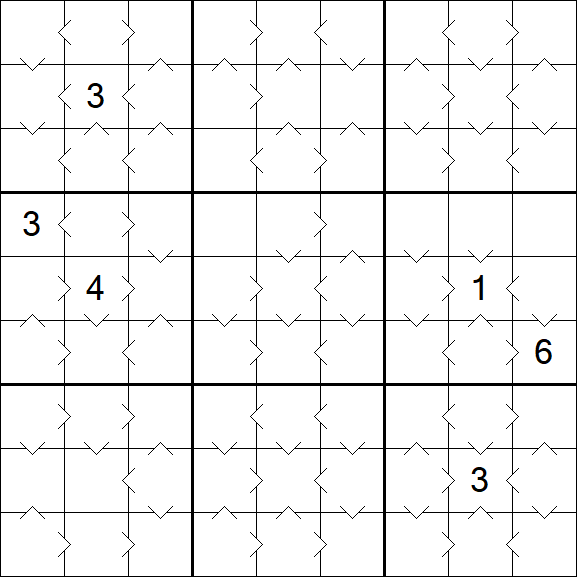 Greater Than Sudoku - Médio