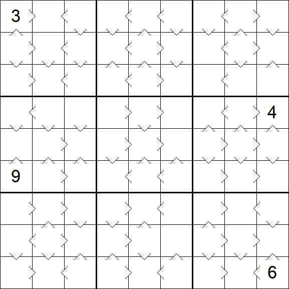 Greater Than Sudoku - Médio