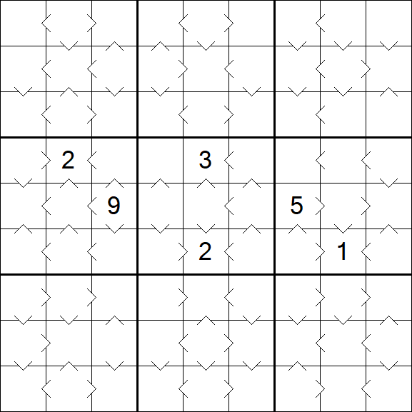 Greater Than Sudoku - Medium