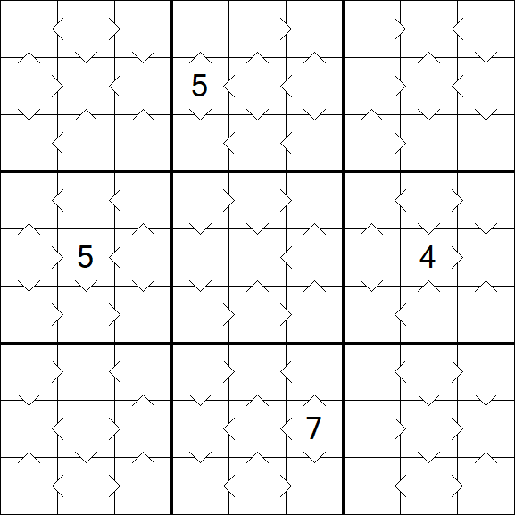 Greater Than Sudoku - Medium