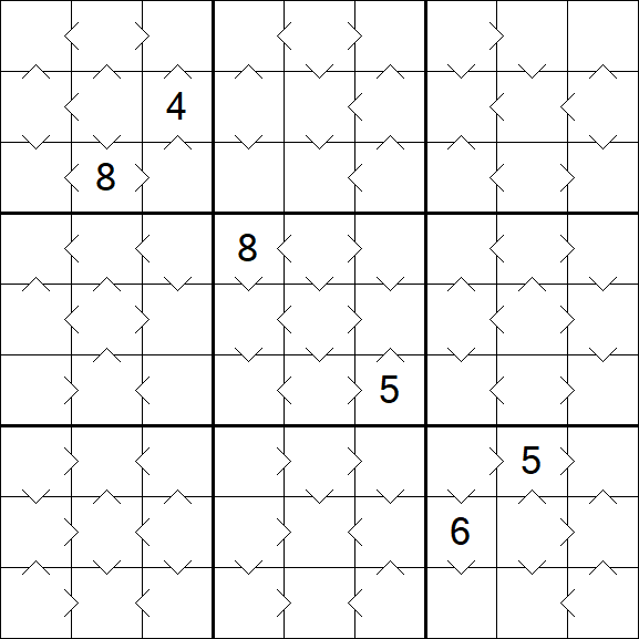 Greater Than Sudoku - Medium