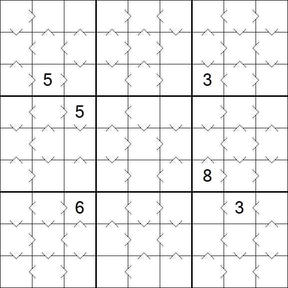 Greater Than Sudoku - Medium