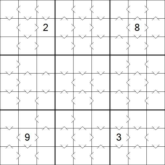 Greater Than Sudoku - Medium