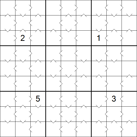 Greater Than Sudoku - Medium