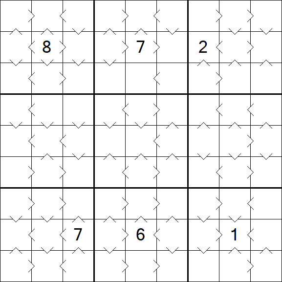 Greater Than Sudoku - Medium
