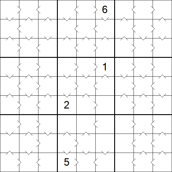 Greater Than Sudoku - Medium