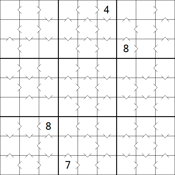 Greater Than Sudoku - Medium
