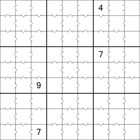 Greater Than Sudoku - Medium