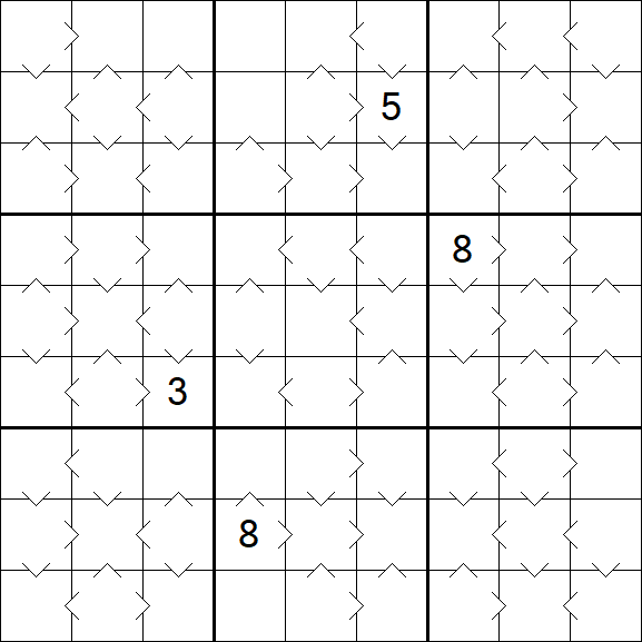Greater Than Sudoku - Medium