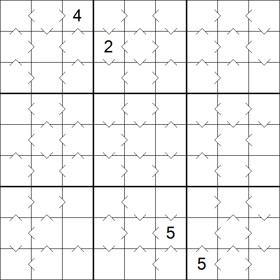 Greater Than Sudoku - Medium