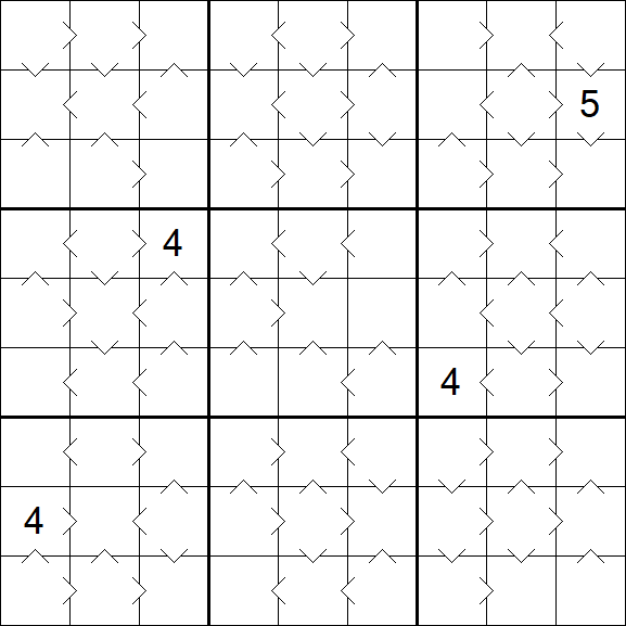 Greater Than Sudoku - Medium