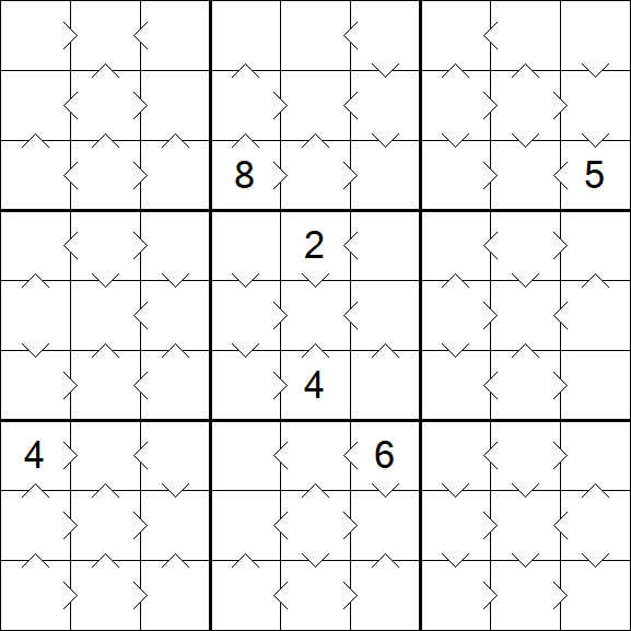 Greater Than Sudoku - Médio