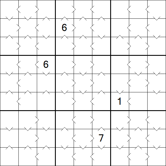 Greater Than Sudoku - Moyen