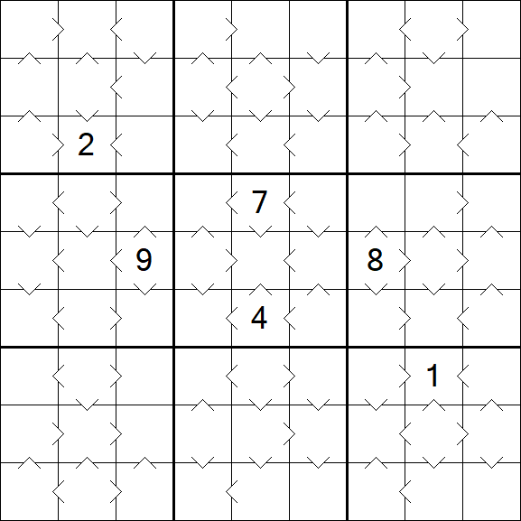 Greater Than Sudoku - Médio