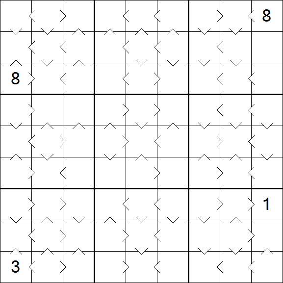 Greater Than Sudoku - Médio