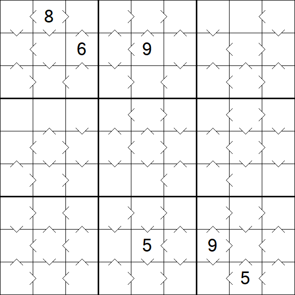 Greater Than Sudoku - Médio