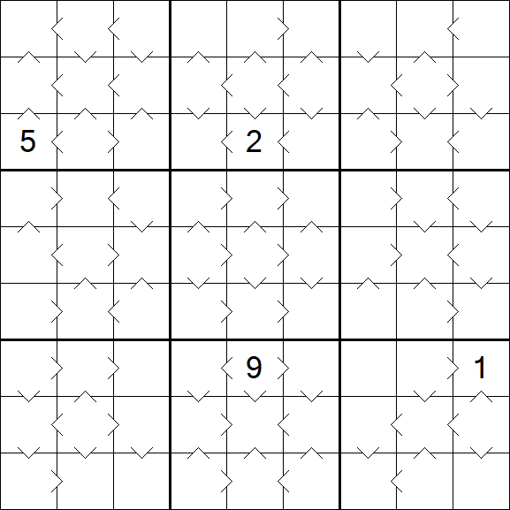 Greater Than Sudoku - Médio