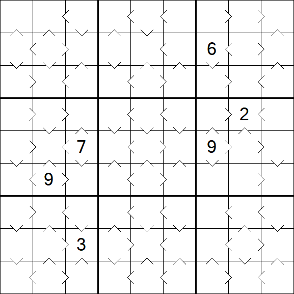 Greater Than Sudoku - Moyen