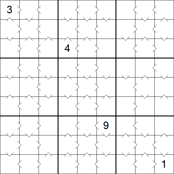 Greater Than Sudoku - Médio