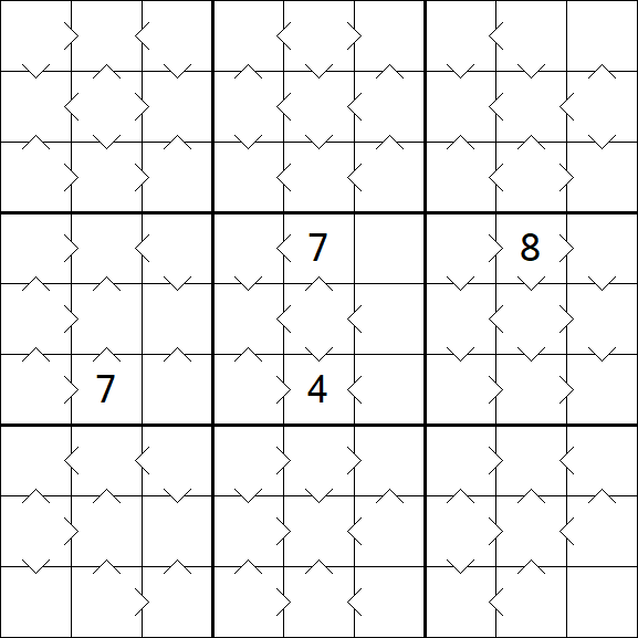 Greater Than Sudoku - Medium